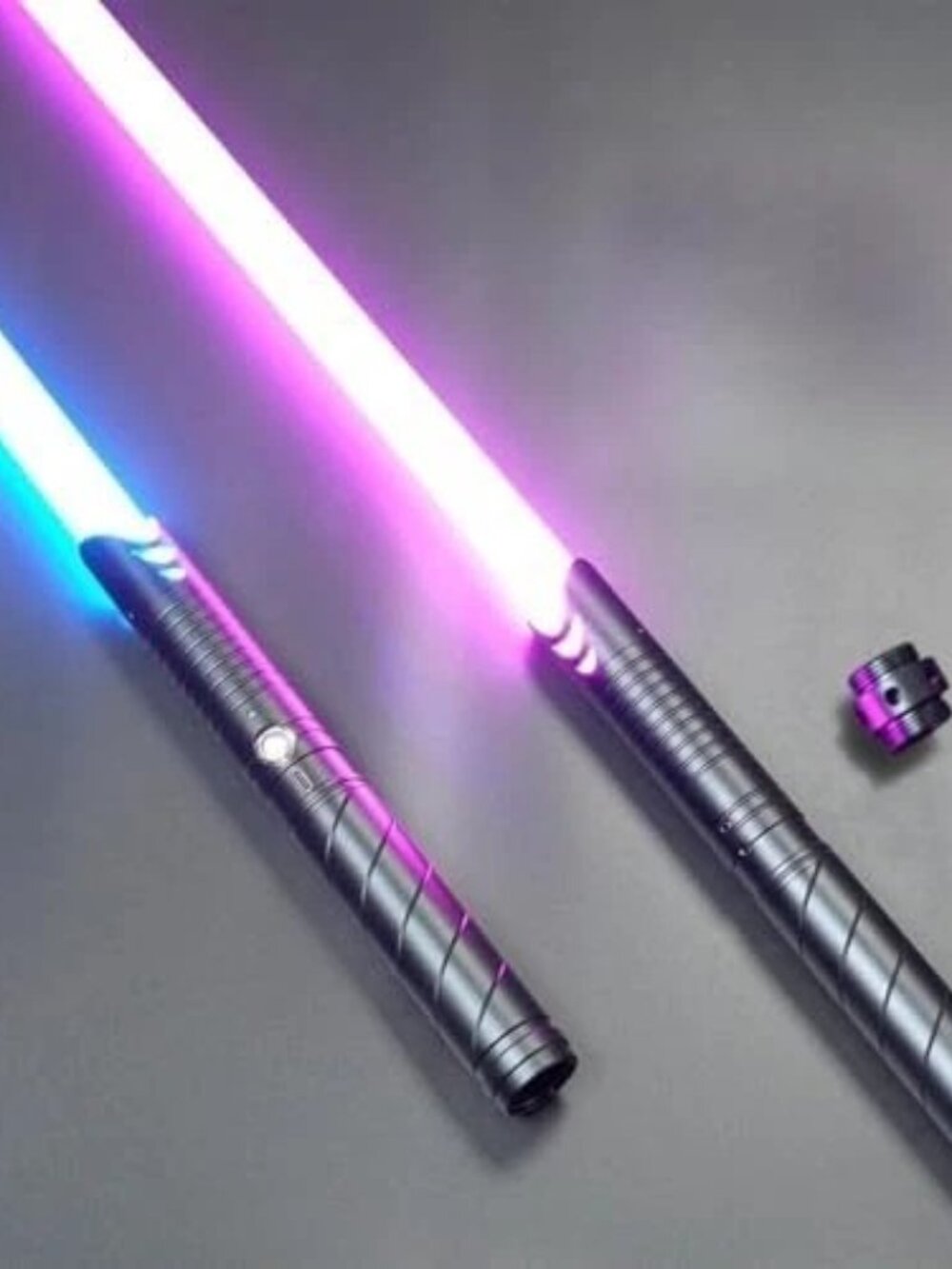 Metal Dueling Lightsaber for Adults & Teens - Heavy-Duty Aluminum Hilts, 16-Col